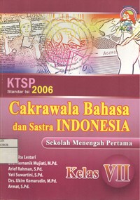 Image of Cakrawala Bahasa dan Sastra Indonesia untuk SMP Kelas VII