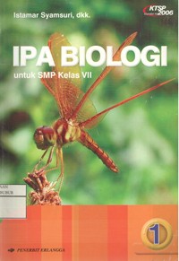 Image of IPA Biologi untuk SMP Kelas VII