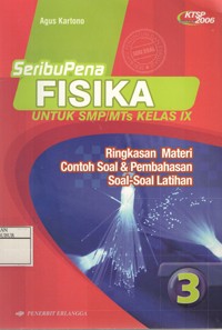 Image of Seribu Pena Fisika untuk SMP/MTs Kelas IX