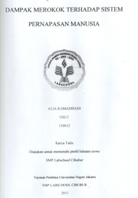 Image of Dampak Merokok Terhadap Sistem Pernapasan Manusia