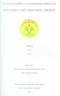Image of Dampak Kegiatan Ekstrakulikuler Bagi Siswa SMP Labschool Cibubur