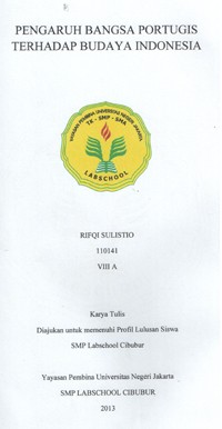 Image of Pengaruh Bangsa Portugis Terhadap Budaya Indonesia