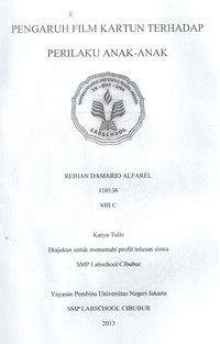 Image of Pengaruh Film Kartun Terhadap Perilaku Anak-Anak