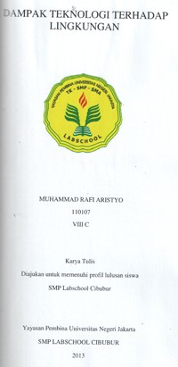 Image of Dampak Teknologi Terhadap Lingkungan
