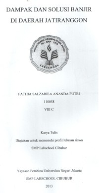 Image of Dampak dan Solusi Banjir di Daerah Jatiranggon