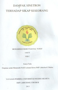 Image of Dampak Sinetron Terhadap Sikap Seseorang