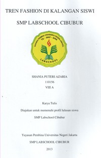 Image of Tren Fashion di Kalangan Siswi SMP Labschool Cibubur