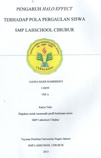 Image of Pengaruh Halo Effect Terhadap Pola Pergaulan Siswa SMP Labschool Cibubur