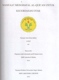 Image of Manfaat Menghafal Al-Quran Untuk Kecerdasan Otak
