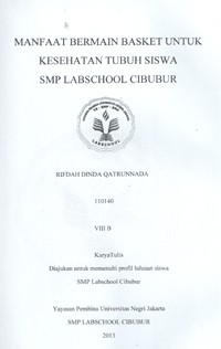 Image of Manfaat Bermain Basket Untuk Kesehatan Tubuh Siswa SMP Labschool Cibubur