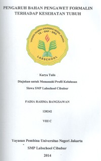 Image of Pengaruh Bahan Pengawet Formalin Terhadap Kesehatan Tubuh