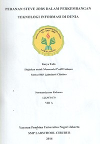 Image of Peranan Steve Jobs Dalam Perkembangan Teknologi Informasi Di Indonesia