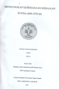 Image of Mengungkap Keberadaan Kerajaan Sunda (669-1579 M)