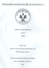 Image of Perkembangan Batik di Indonesia