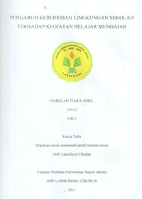 Image of Pengaruh Kebersihan Lingkungan Sekolah Terhadap Kegiatan Belajar Mengajar