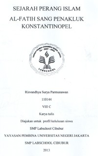 Image of Sejarah Perang Islam Al- Fath Sang Penakluk Konstatinopel