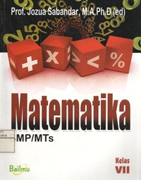 Image of Matematika SMP/MTs untuk Kelas VII