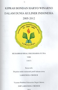 Image of Kiprah Bondan Haryo Winarno Dalam Dunia Kuliner Indonesia 2005-2012