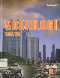 Image of Sosiologi untuk SMA/MA Kelas X