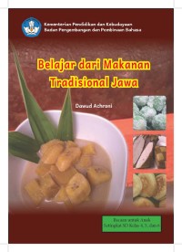 Belajar dari Makanan Tradisional Jawa
