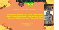 Image of Seminar Penelitian Tindakan Kelas : Pemanfaatan Microsoft 365 Online dalam Pembelajaran Praktik untuk Meningkatkan Keaktifan Kelas 7 SMP Labschool Cibubur pada Mata Pelajaran Informatika